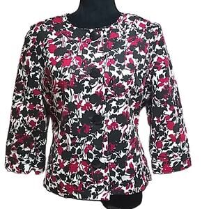 Covington Floral Cropped Jacket Medium
